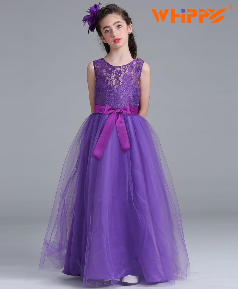 WHIPPY Sash Belt for Girls Dress Kids Long Waist Belts for Wedding Party 2'' Wide - Image 5